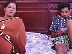Bengali Aunty Having Romance With Husband At Bedroom
